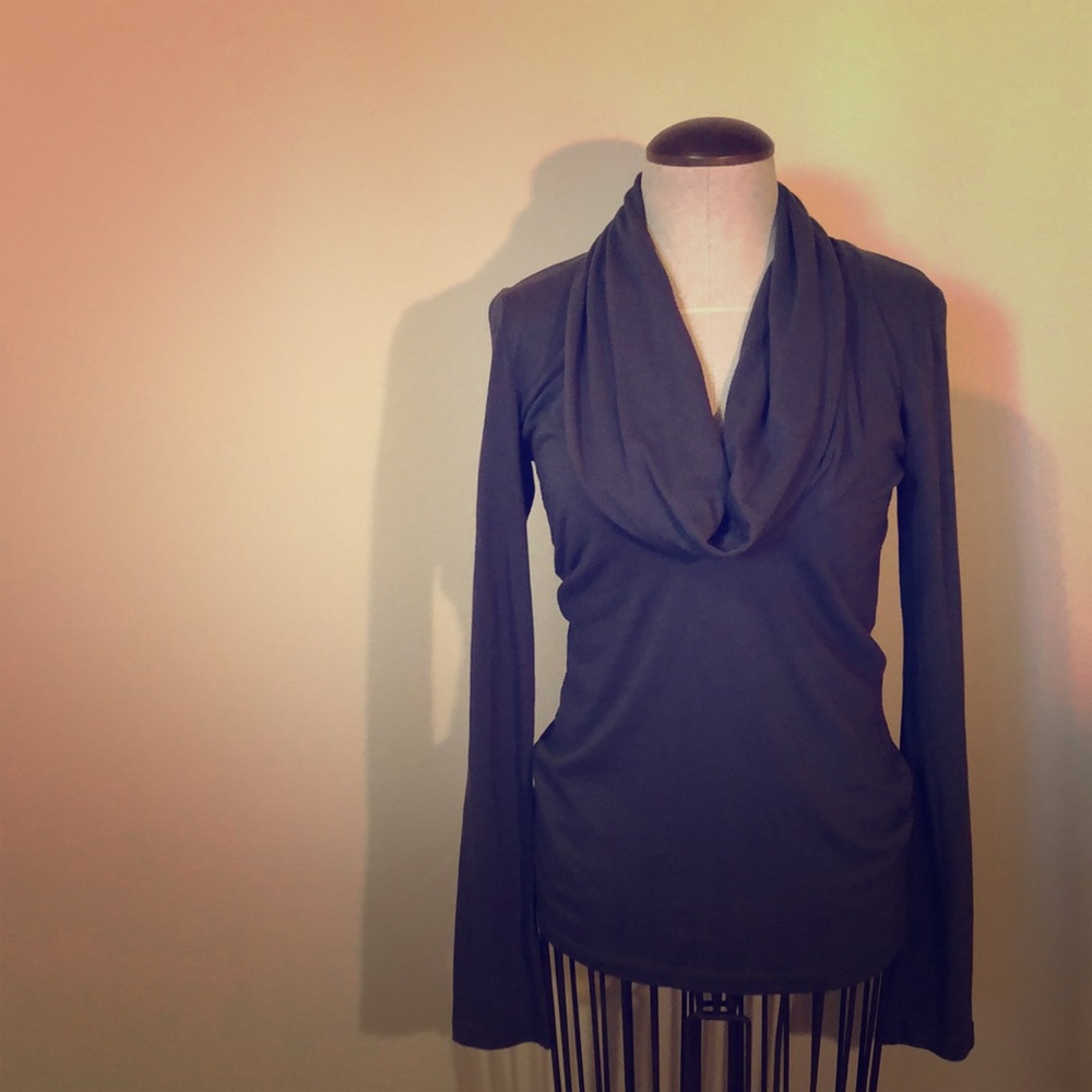 Splendid Grey Long Sleeve Top